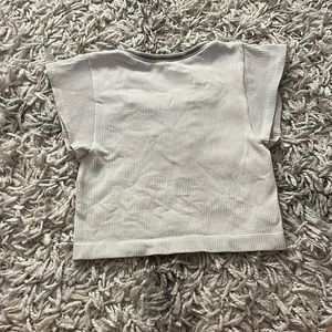 White and grey out from under it shirt from urban outfitters